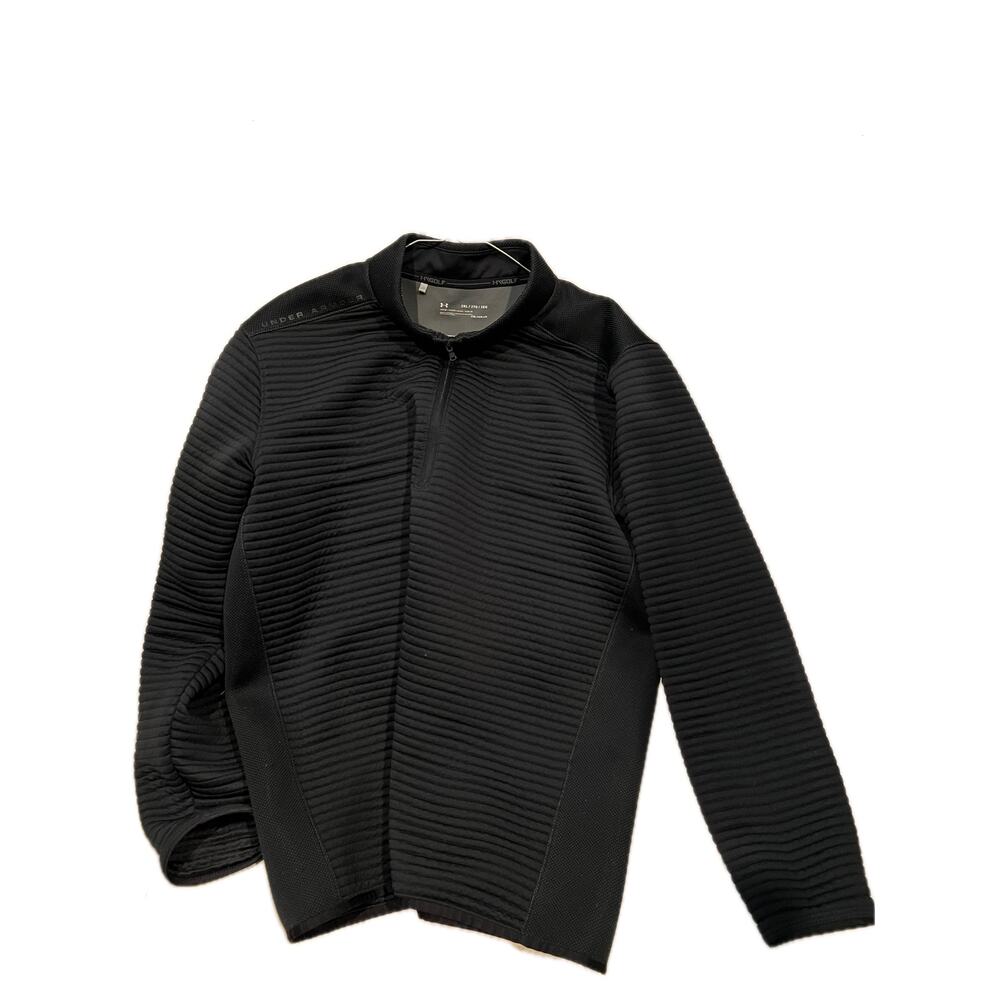 Under Armour Coldgear Qtr Zip Sweat Shirt Black Mens 2XL